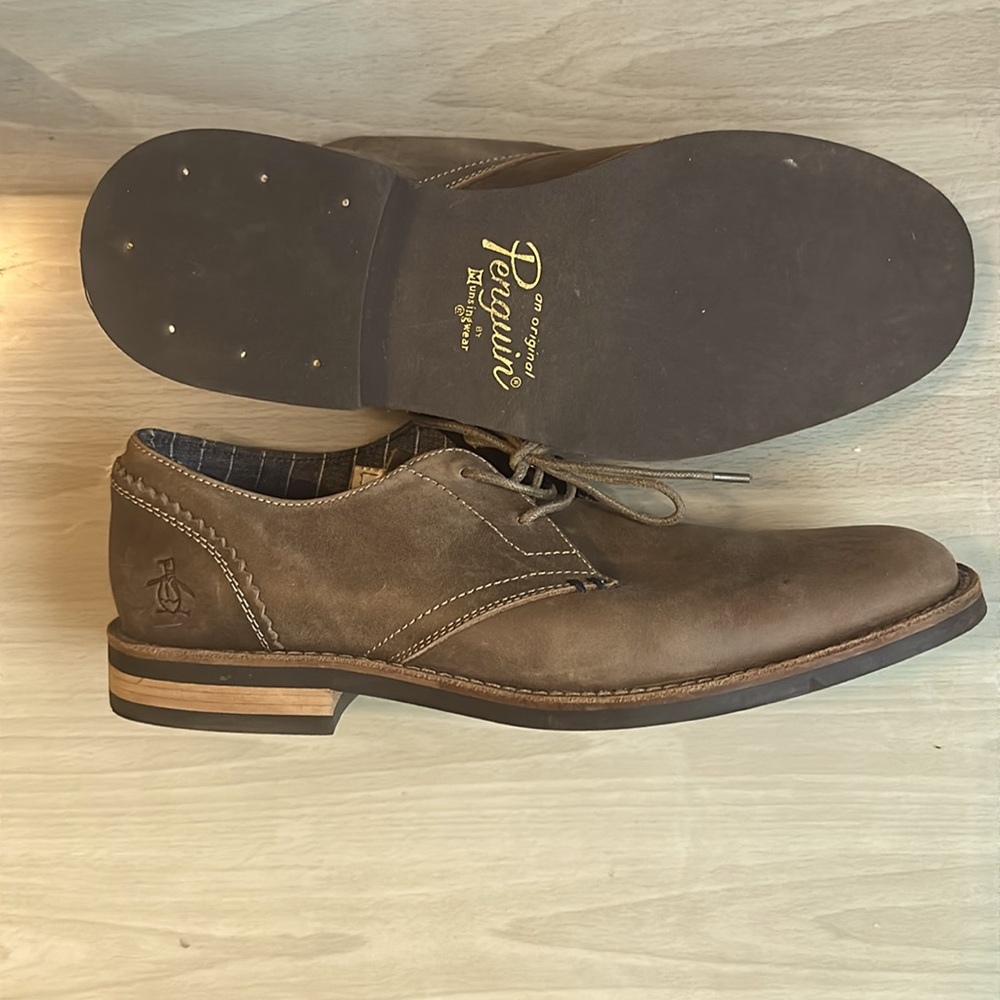 Original Penguin dress shoes wore once , soft, comfortable.